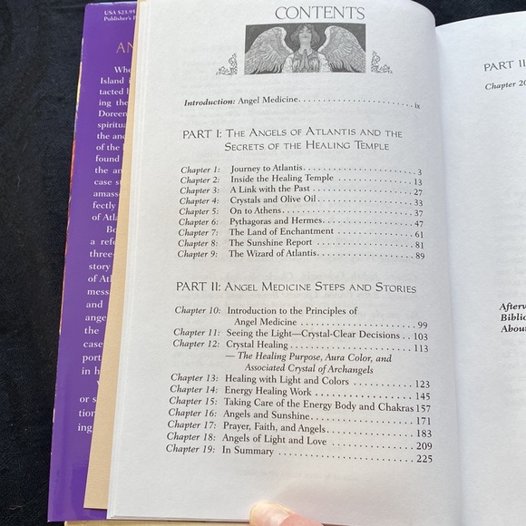 Hardback Angel Medicine Book with Sleeve by Doreen Virtue! - Picture 6 of 7